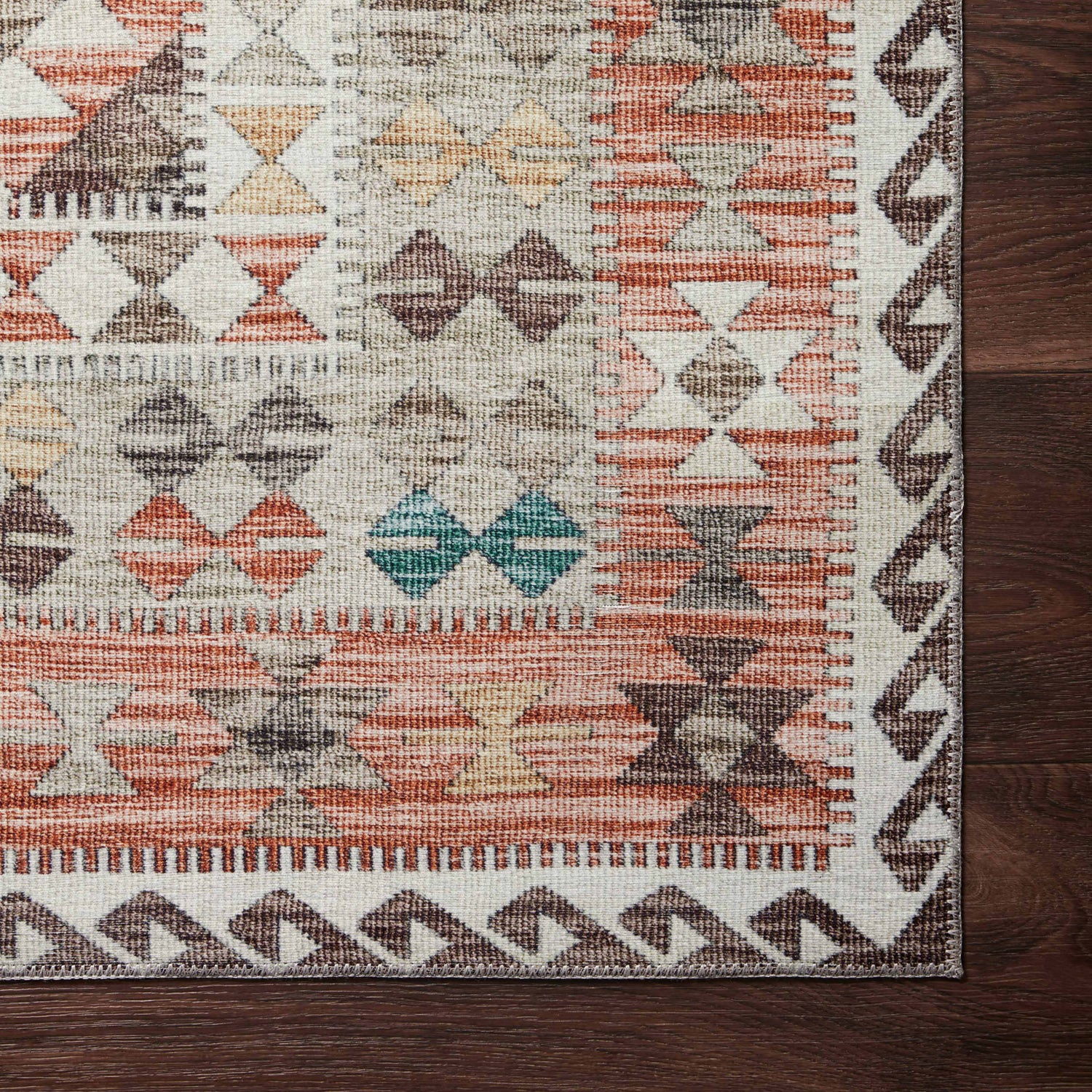 Loloi Zion Ivory/Multi Power Loomed Rug