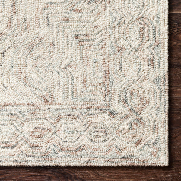 Loloi II Ziva Neutral Hand Tufted Rug Paynes Gray
