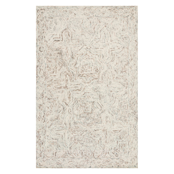 Loloi II Ziva Neutral Hand Tufted Rug Paynes Gray