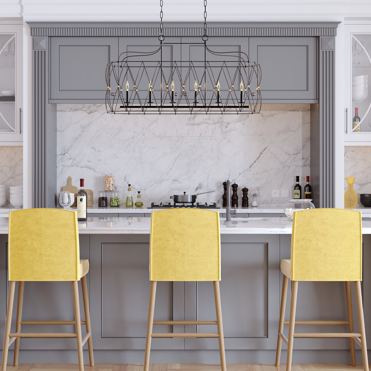 Crystorama Zucca Linear Chandelier