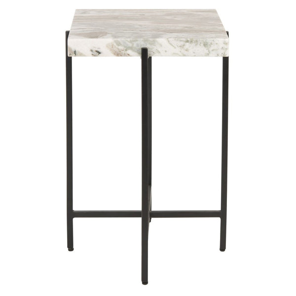 Bowden Stone Top Accent Table Paynes Gray