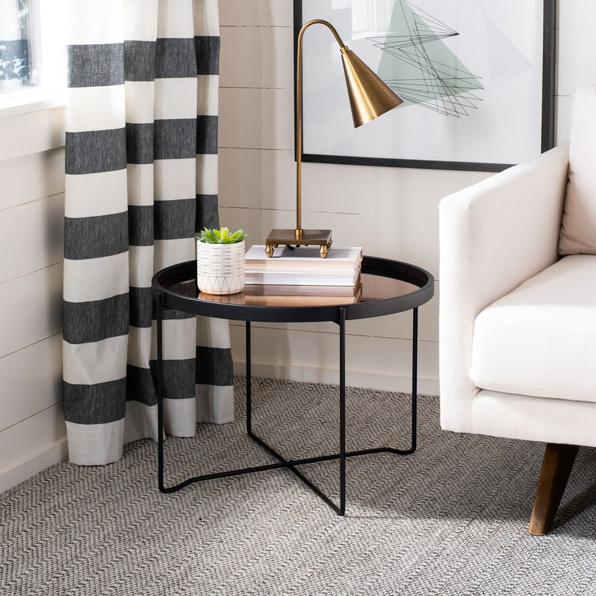 Terry Round Tray Top Accent Table