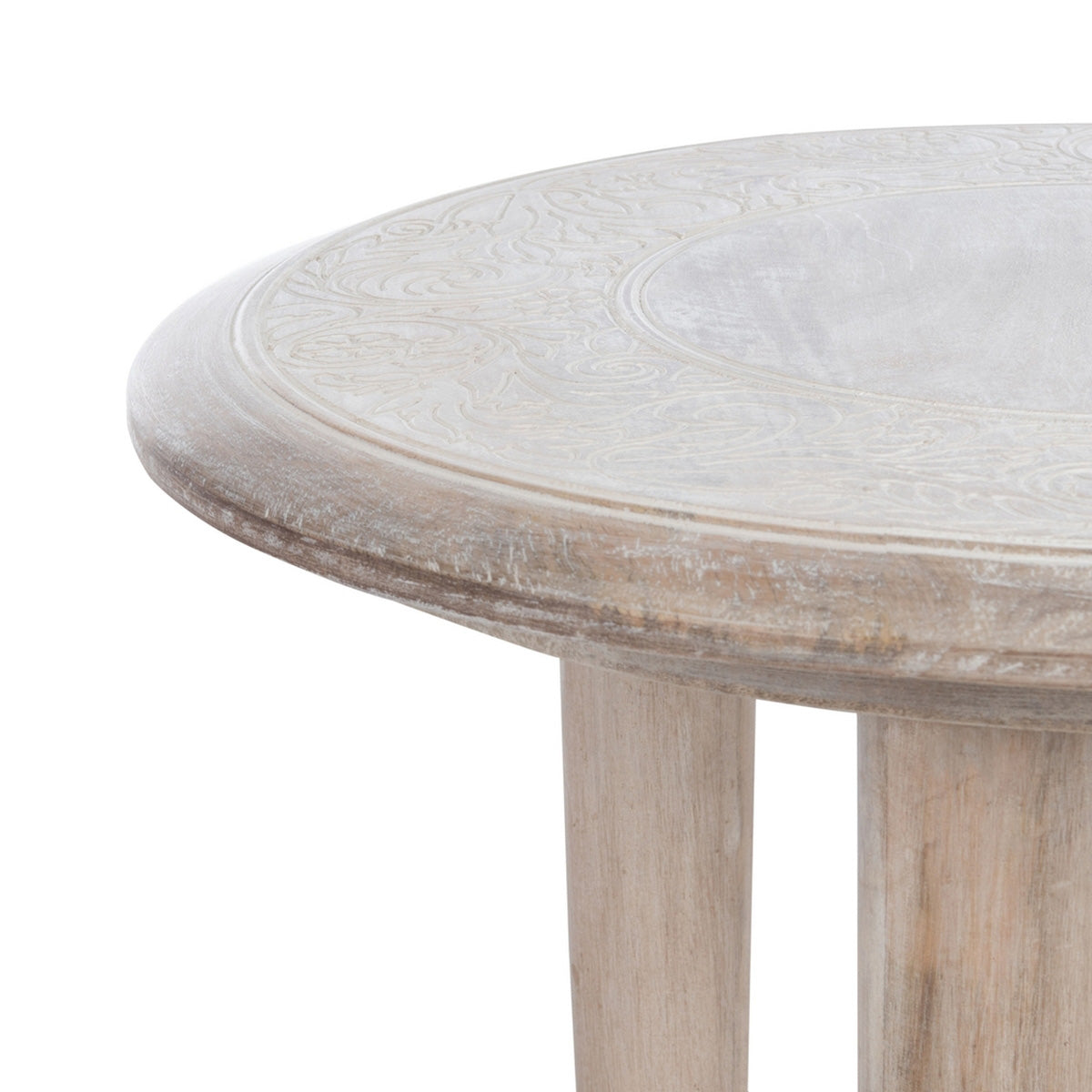 Margie Carved Side Table