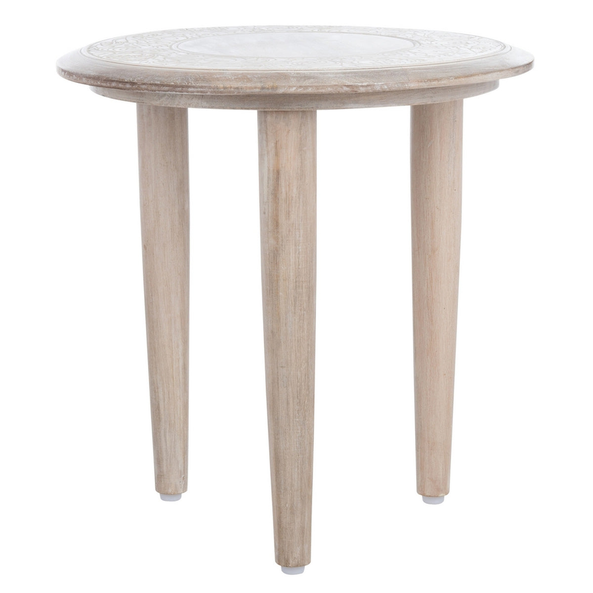 Margie Carved Side Table