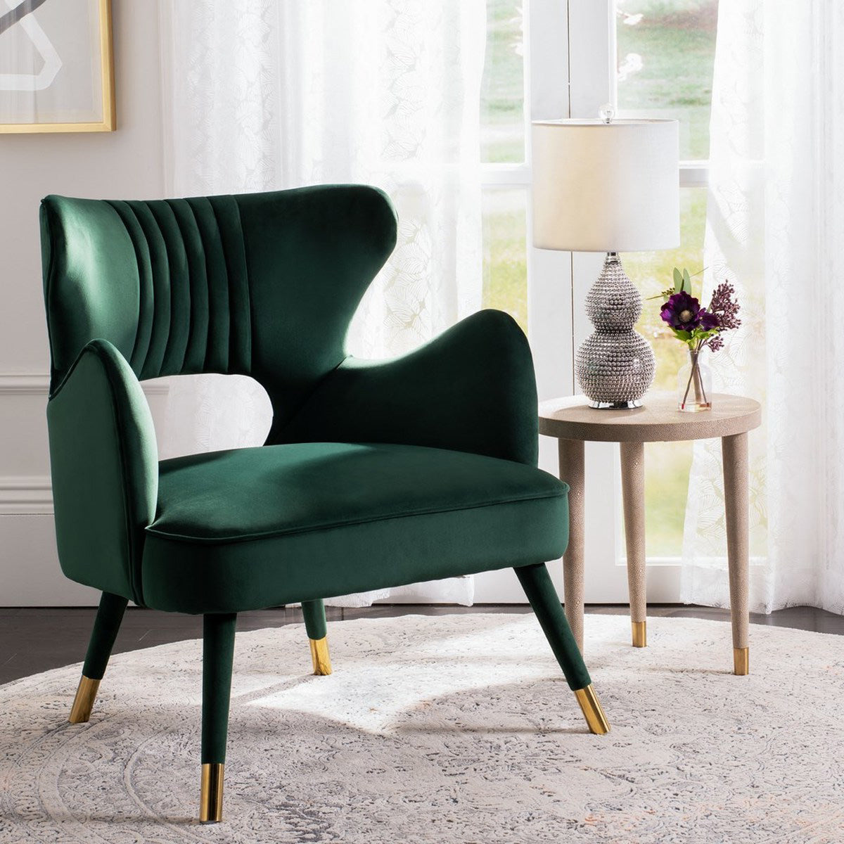 Shane Wingback Accent Chair
