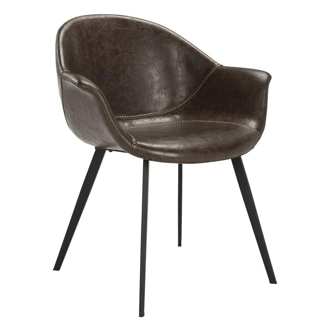 McManus Leather Dining Chair Set of 2