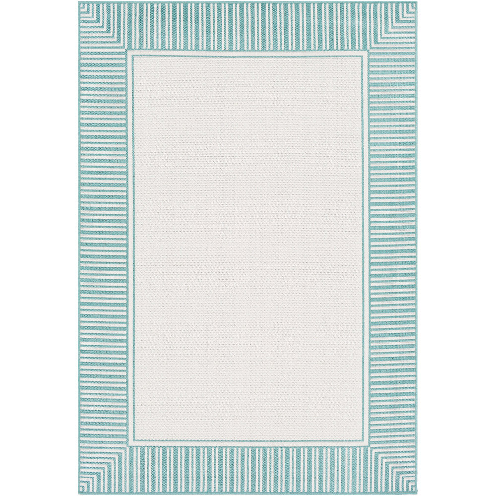 Livabliss Alfresco Border Indoor/Outdoor Rug