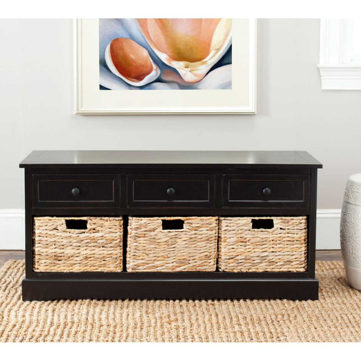 Tempe Basket Storage Bench