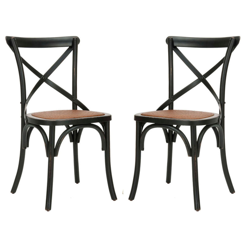 Oak Hill X-Back Dining Chair Set of 2