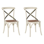 Moyer X-Back Dining Chair Set of 2