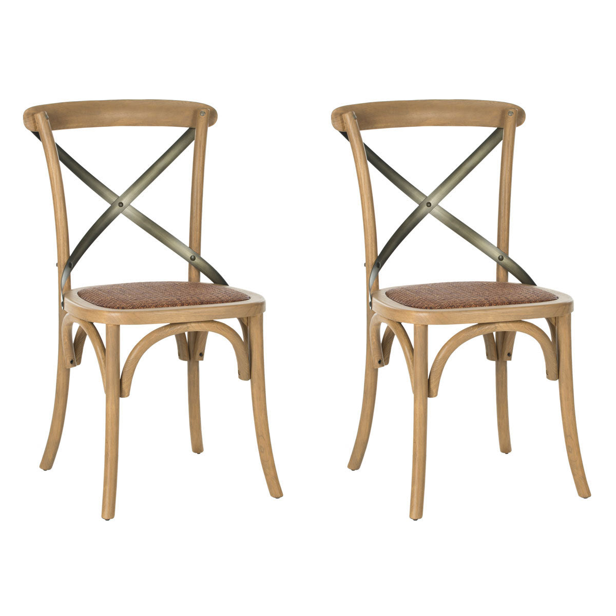 Moyer X-Back Dining Chair Set of 2