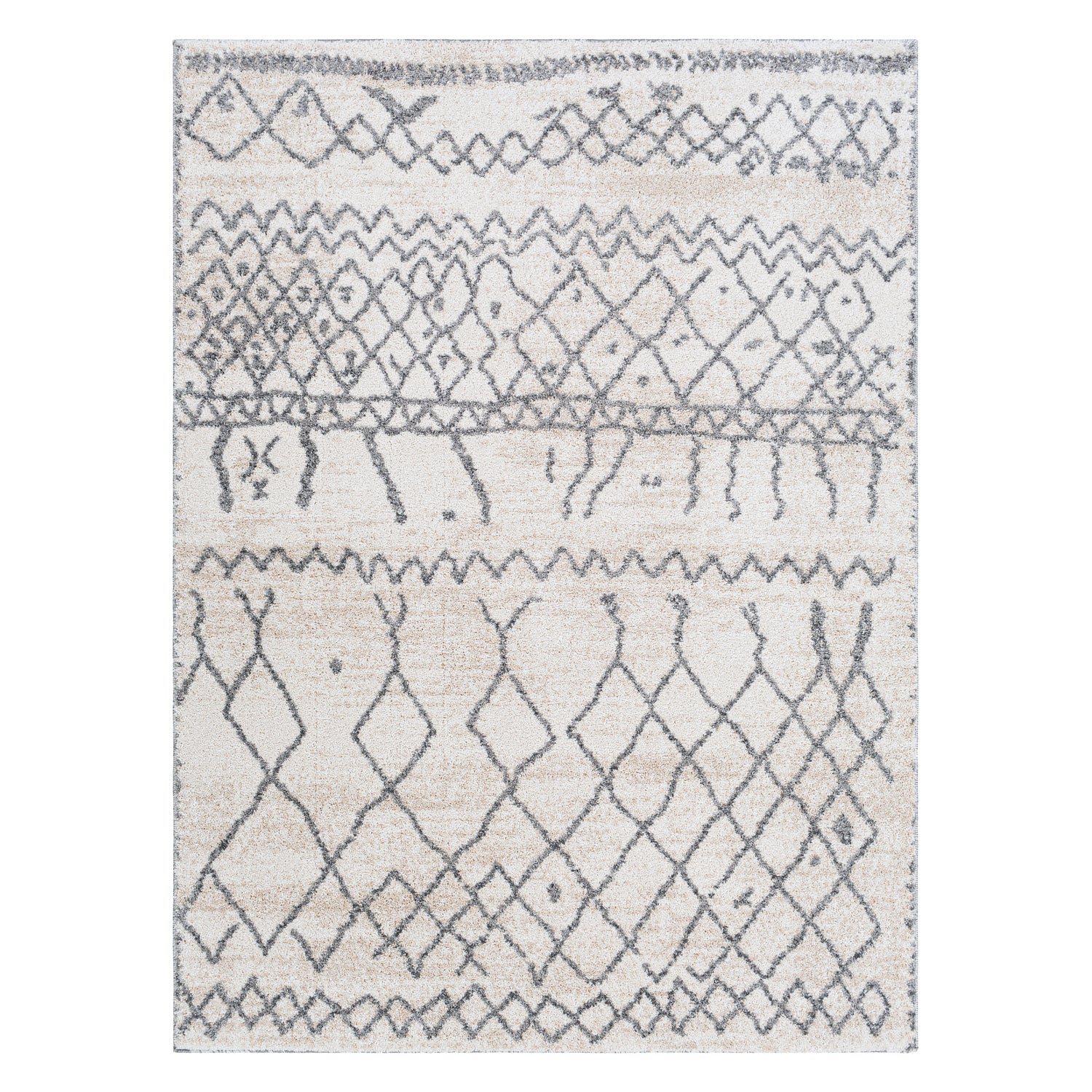 Livabliss Andorra Tribe Machine Woven Rug