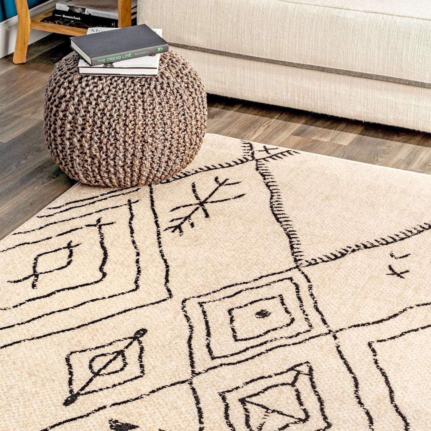 Abernathy Machine Made Rug - Paynes Gray
