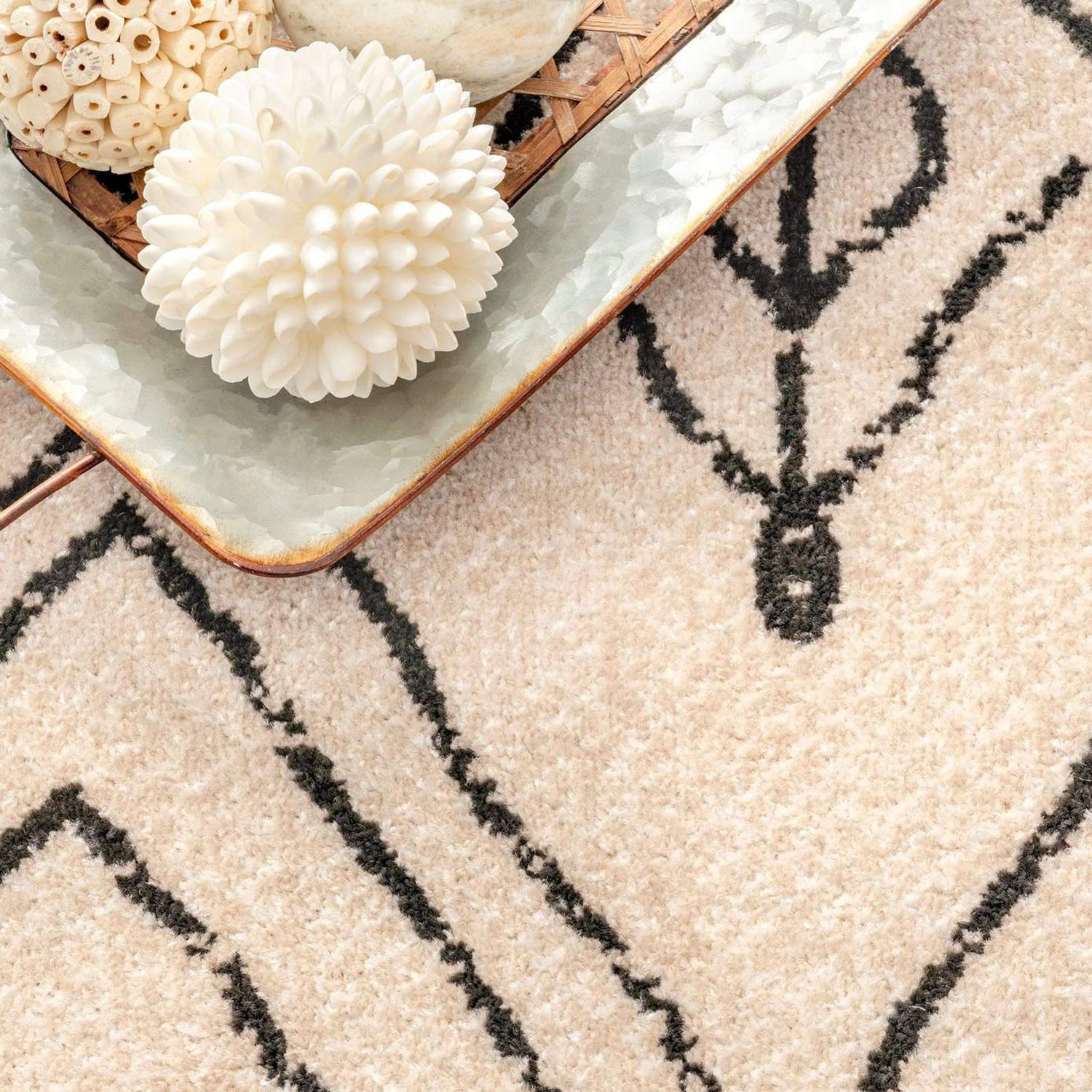 Abernathy Machine Made Rug - Paynes Gray