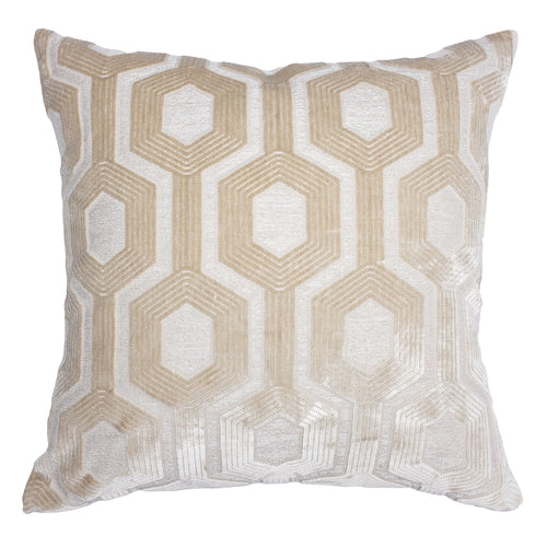 Square Feathers Bach Sand Throw Pillow