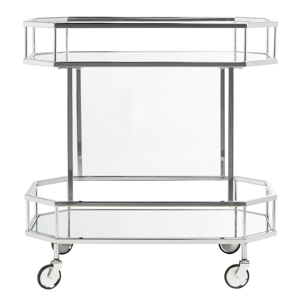 Kira 2 Tier Octagon Bar Cart