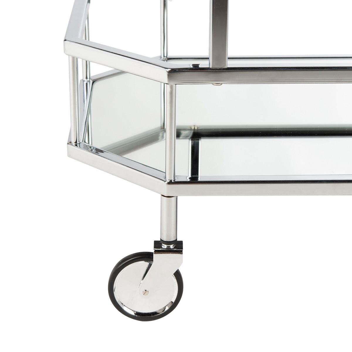 Kira 2 Tier Octagon Bar Cart