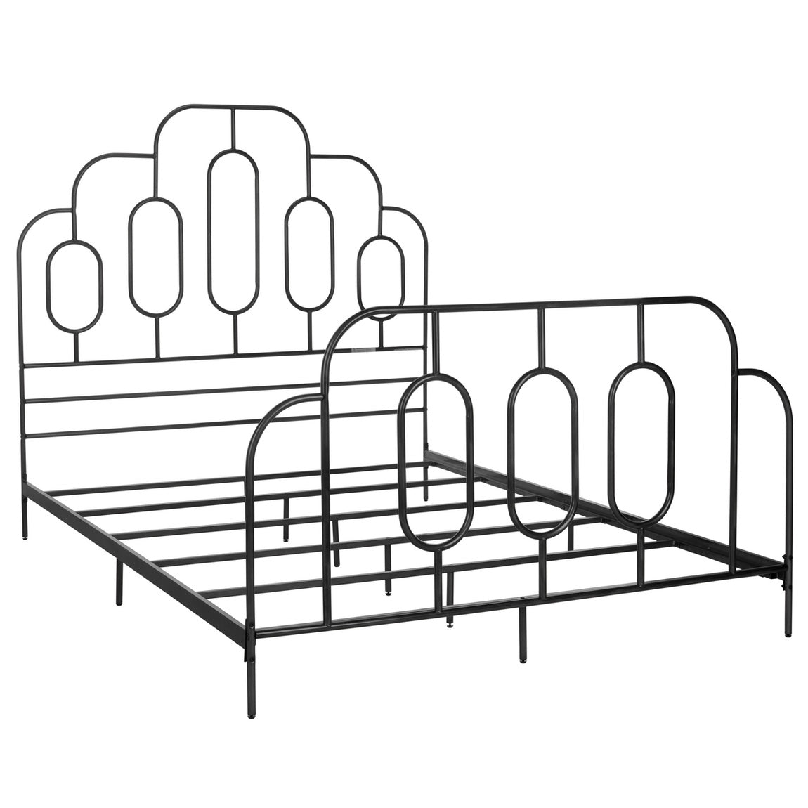 Coomber Metal Retro Bed Paynes Gray