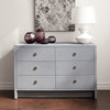 Villa and House Bryant Linen Extra Large 6 Drawer Dresser