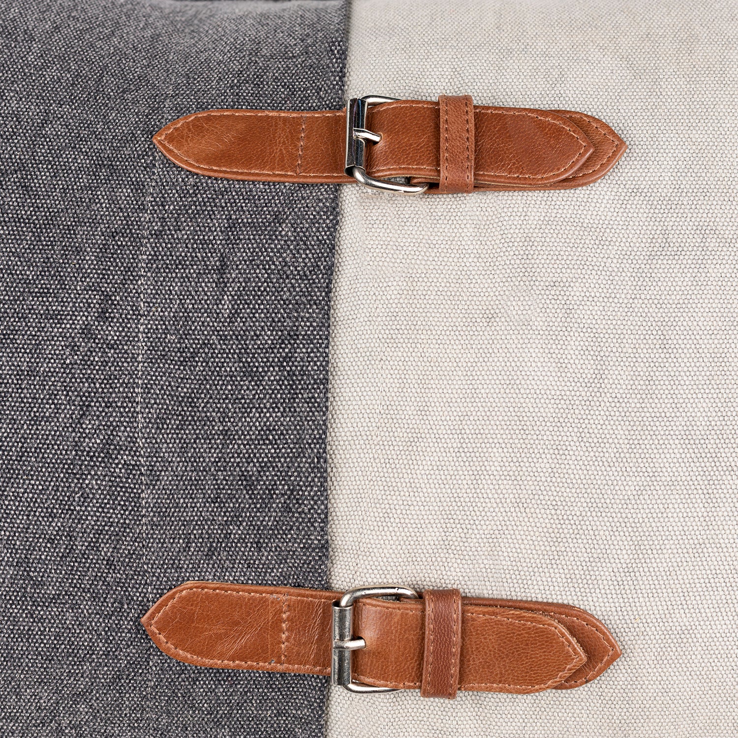 Alden Buckle Throw Pillow