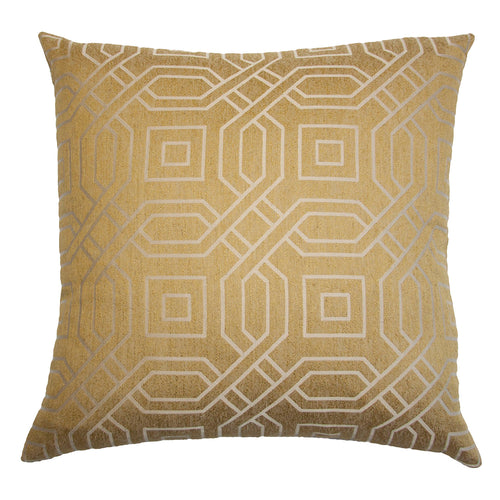 Square Feathers Cannes Graphic Throw Pillow