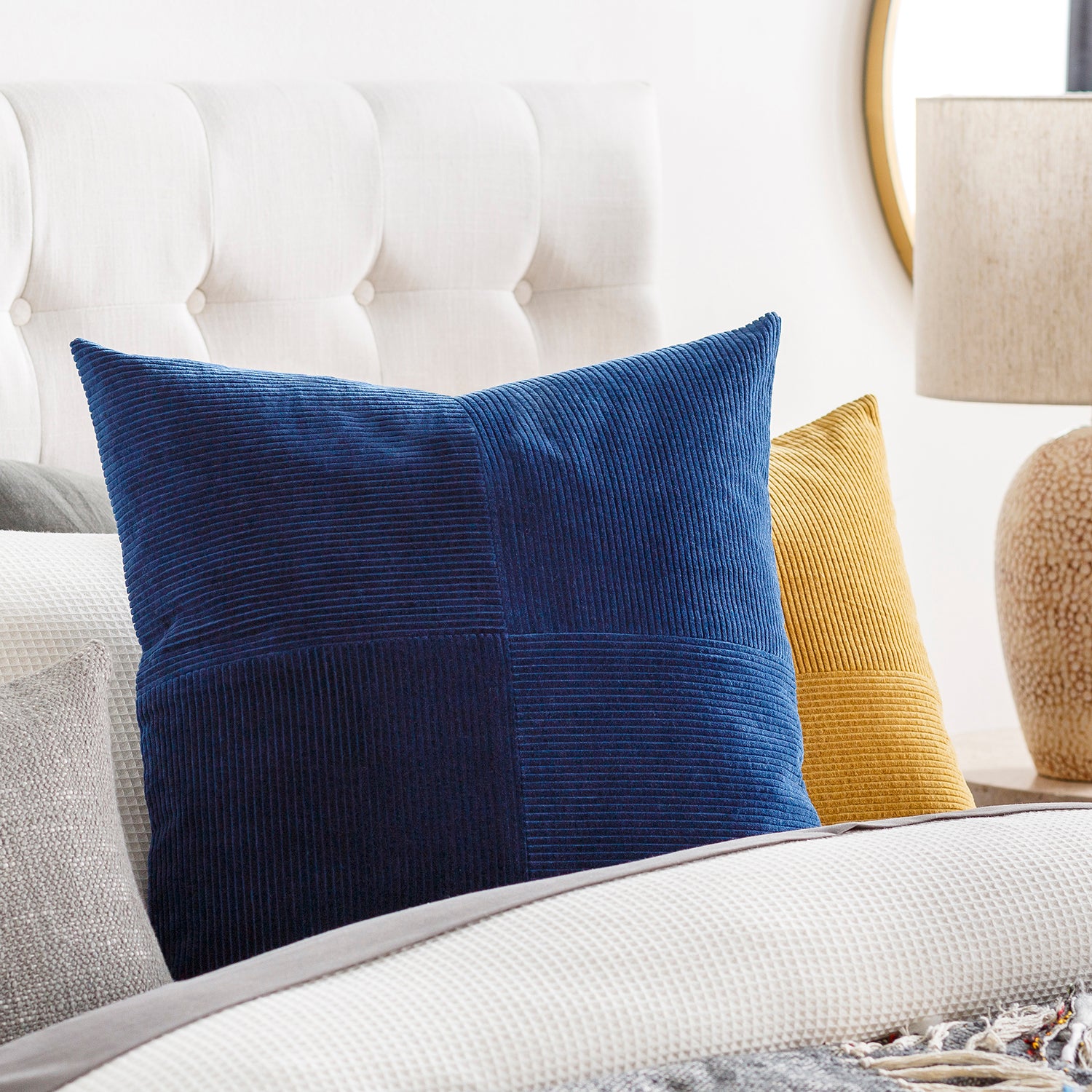 Theo Corduroy Throw Pillow