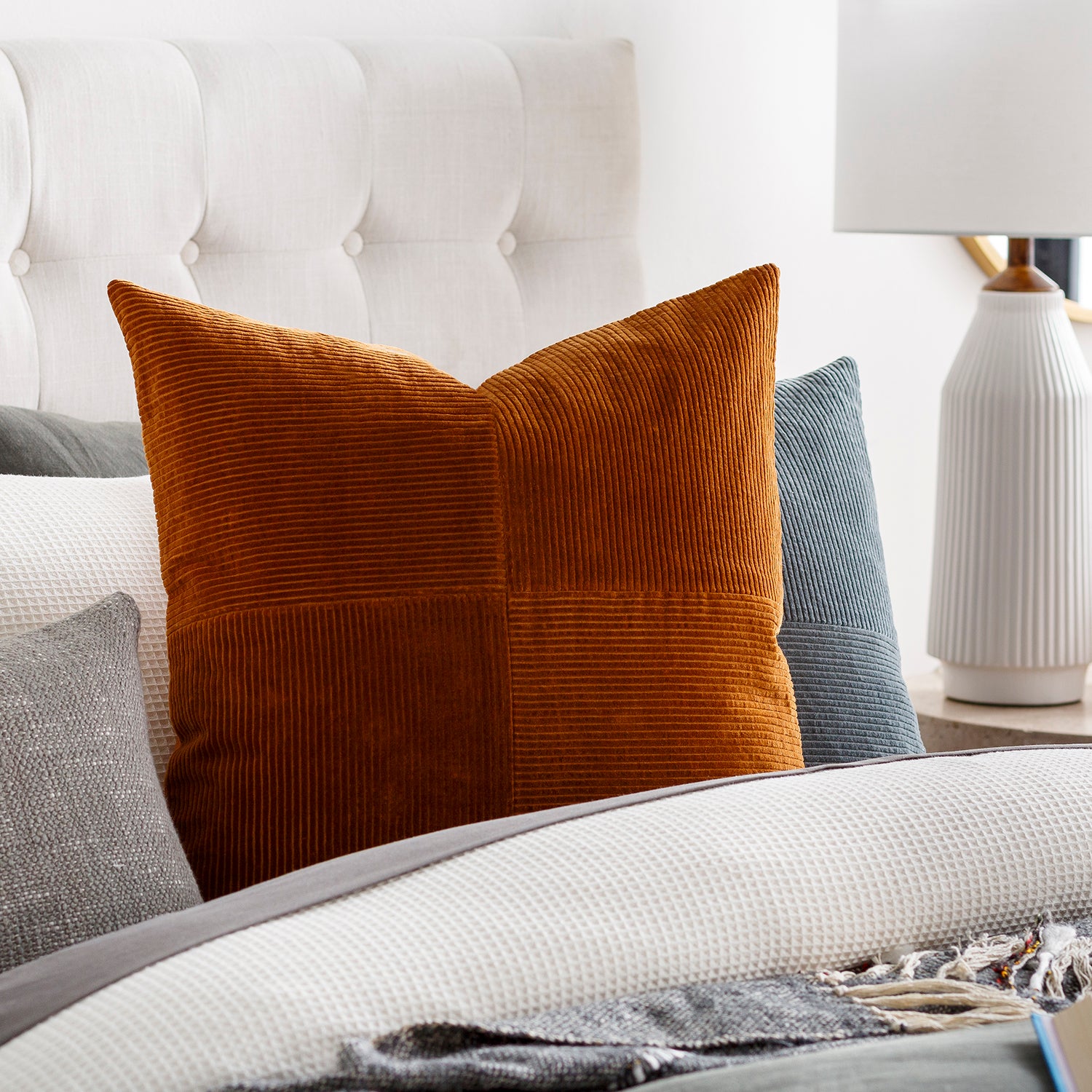 Theo Corduroy Throw Pillow