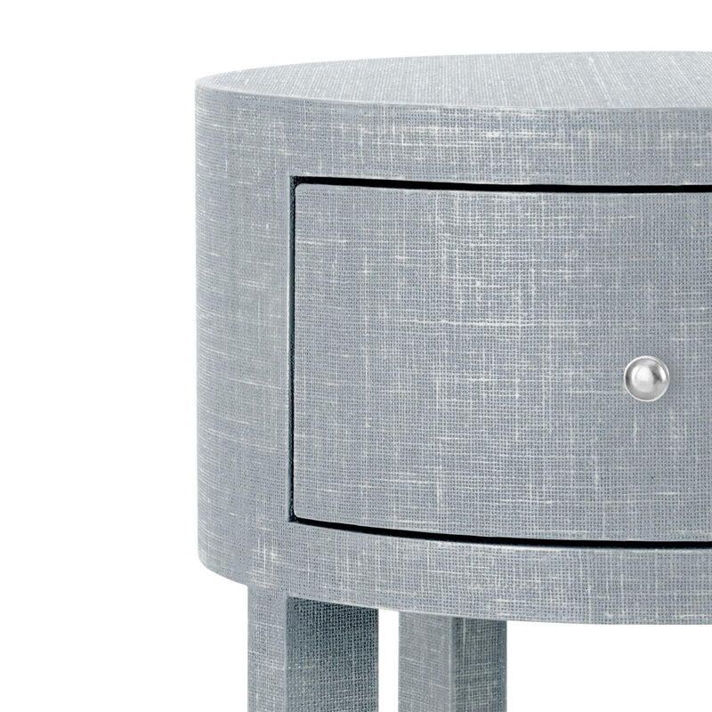 Villa and House Claudette 1 Drawer Round Side Table