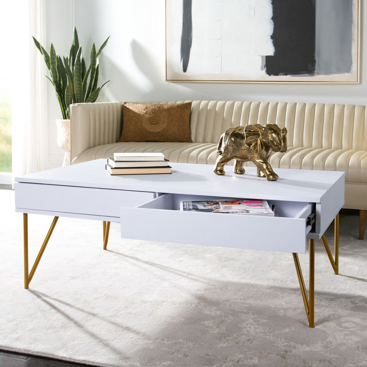 Lena Two Drawer Coffee Table