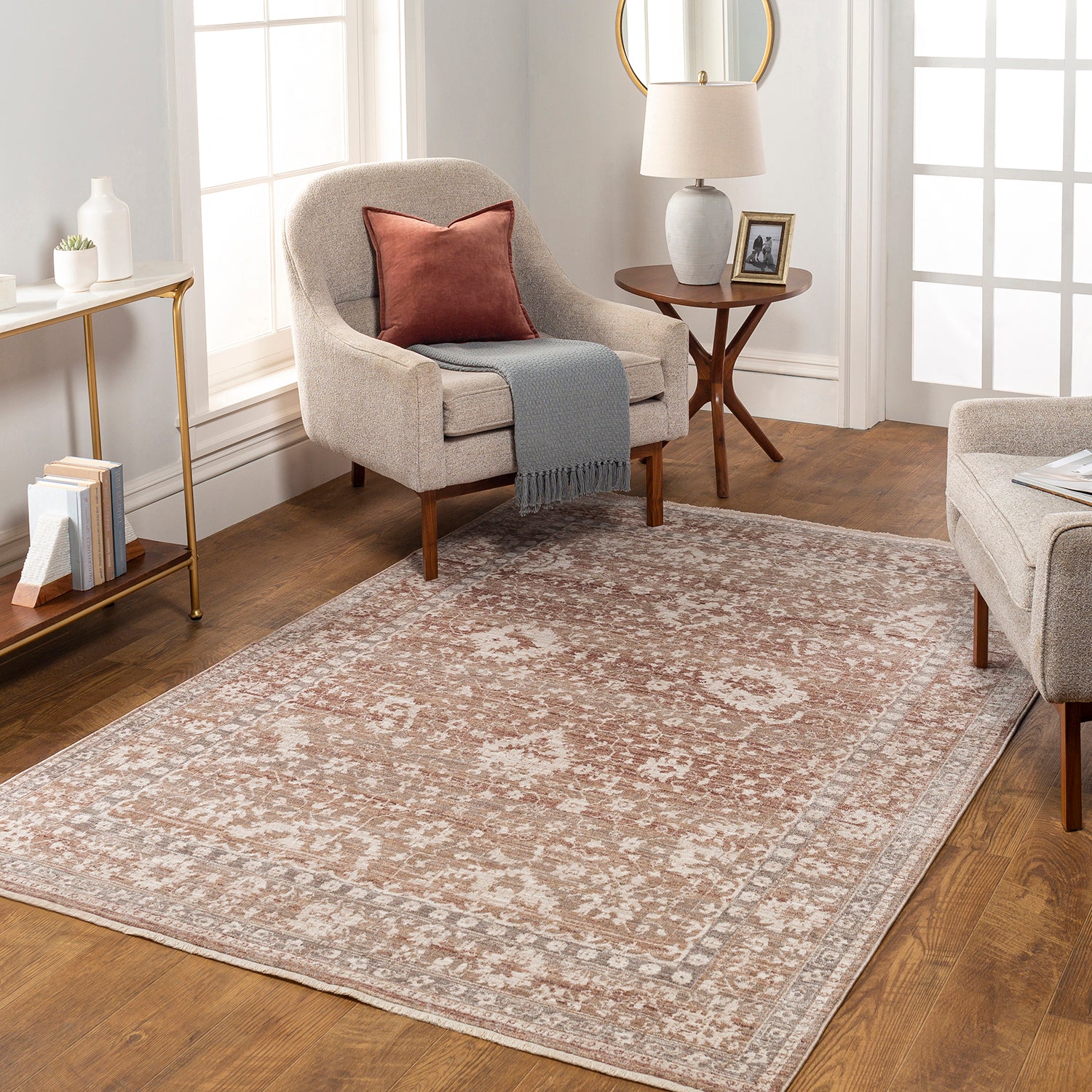 Surya Carlisle Poplar Machine Woven Rug
