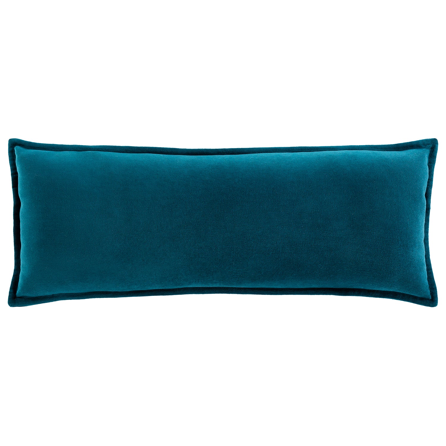 Olivia Cotton Velvet Lumbar Throw Pillow