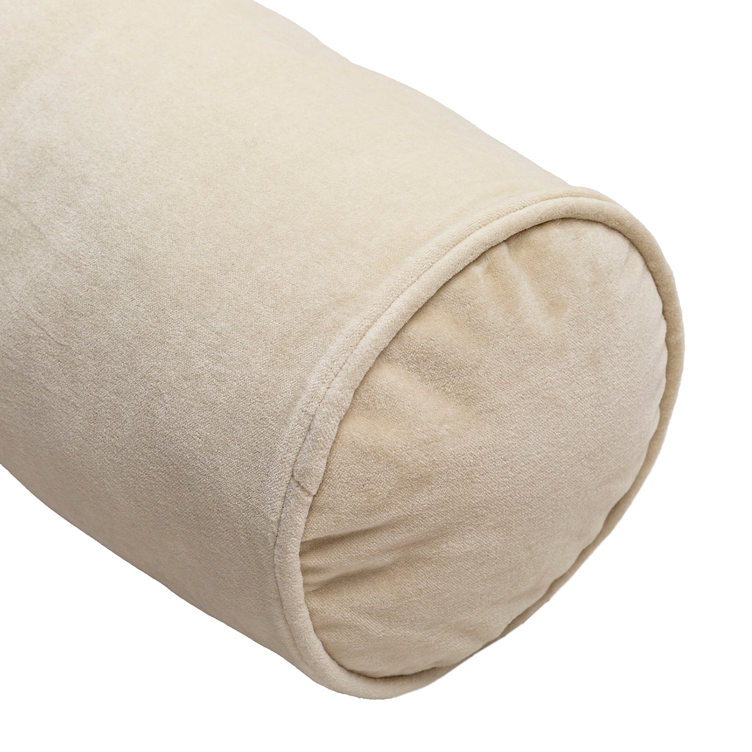 Olivia Cotton Velvet Bolster Pillow