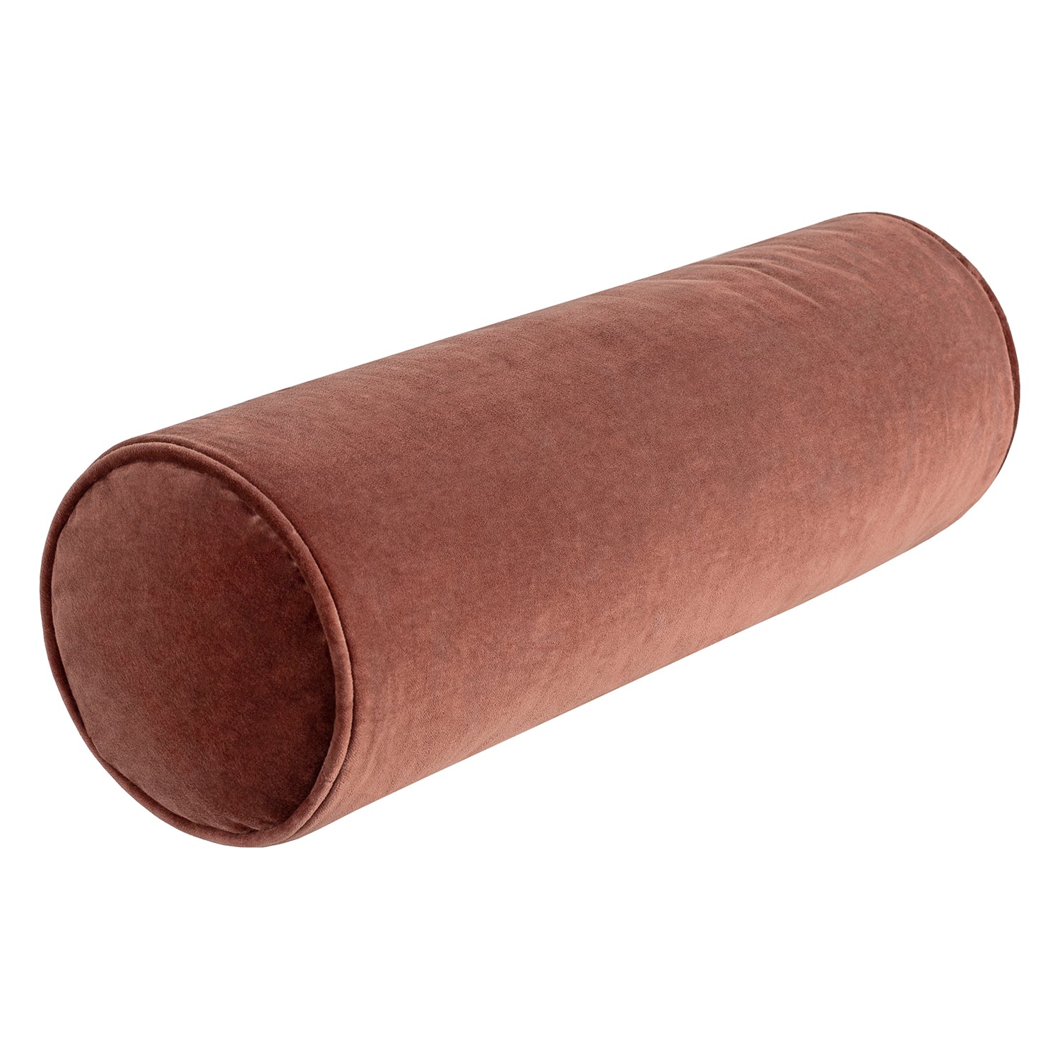 Olivia Cotton Velvet Bolster Pillow