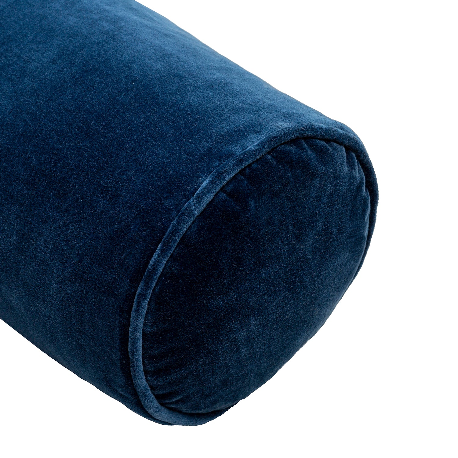 Olivia Cotton Velvet Bolster Pillow