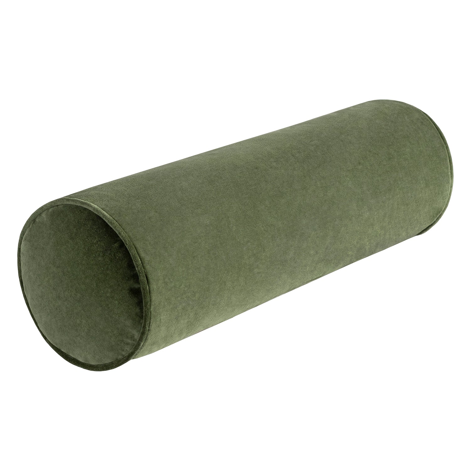 Olivia Cotton Velvet Bolster Pillow