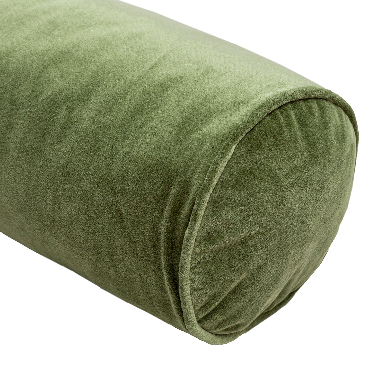 Olivia Cotton Velvet Bolster Pillow