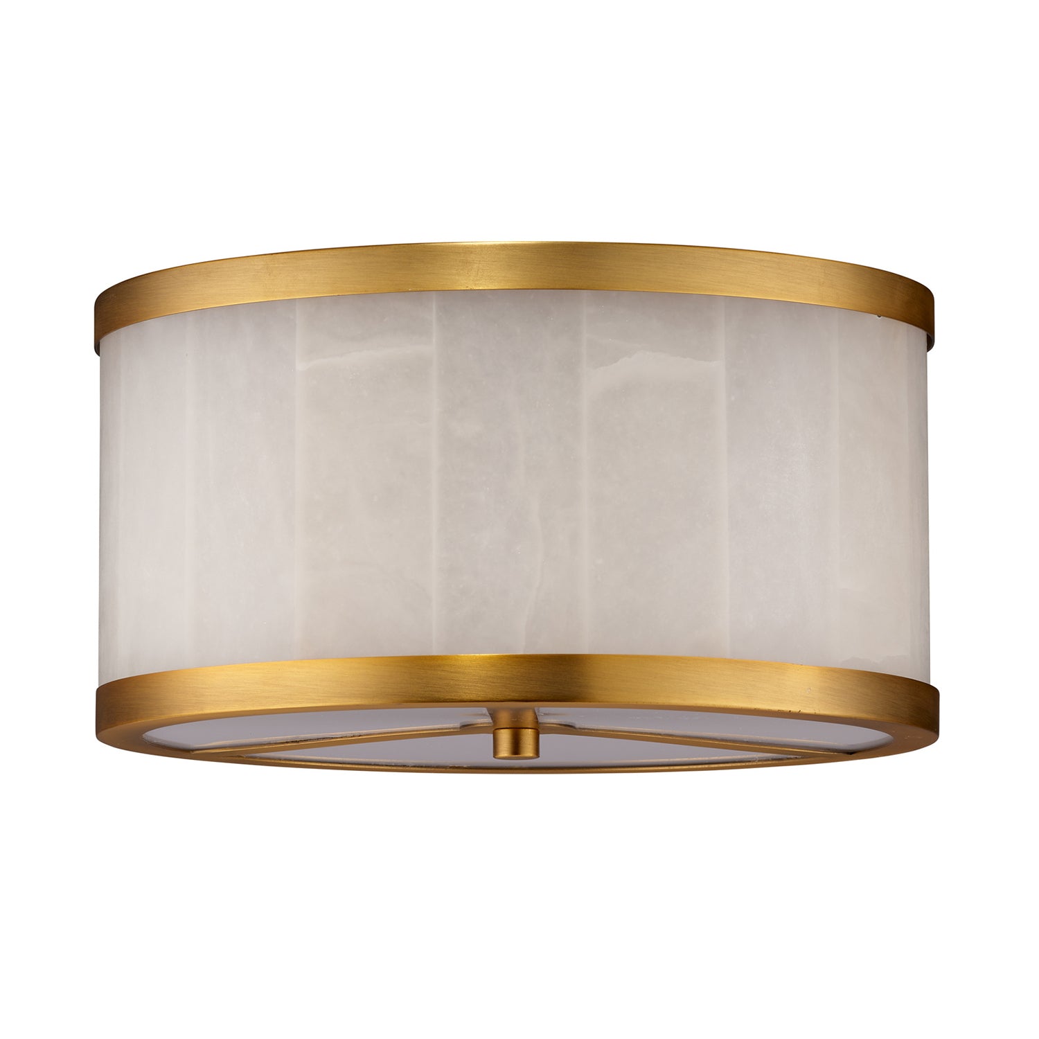 Jamie Young Upsala Alabaster Flush Mount Ceiling Light
