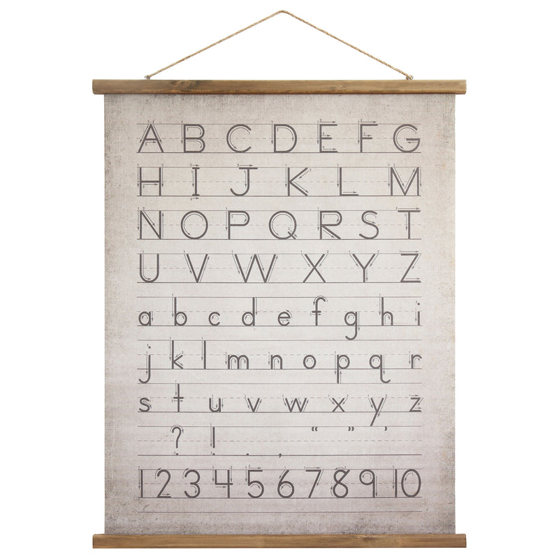 Alphabet & Numbers Wall Banner