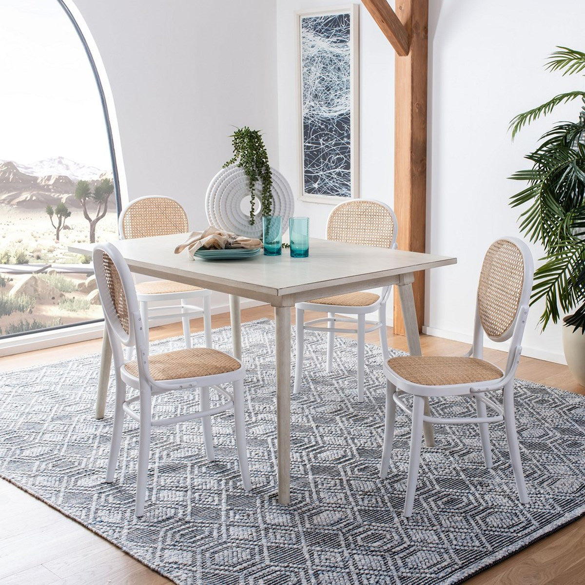 Jay Cane Dining Chair Set of 2