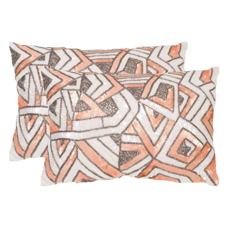 Brianna Embellished Throw Pillow Set of 2