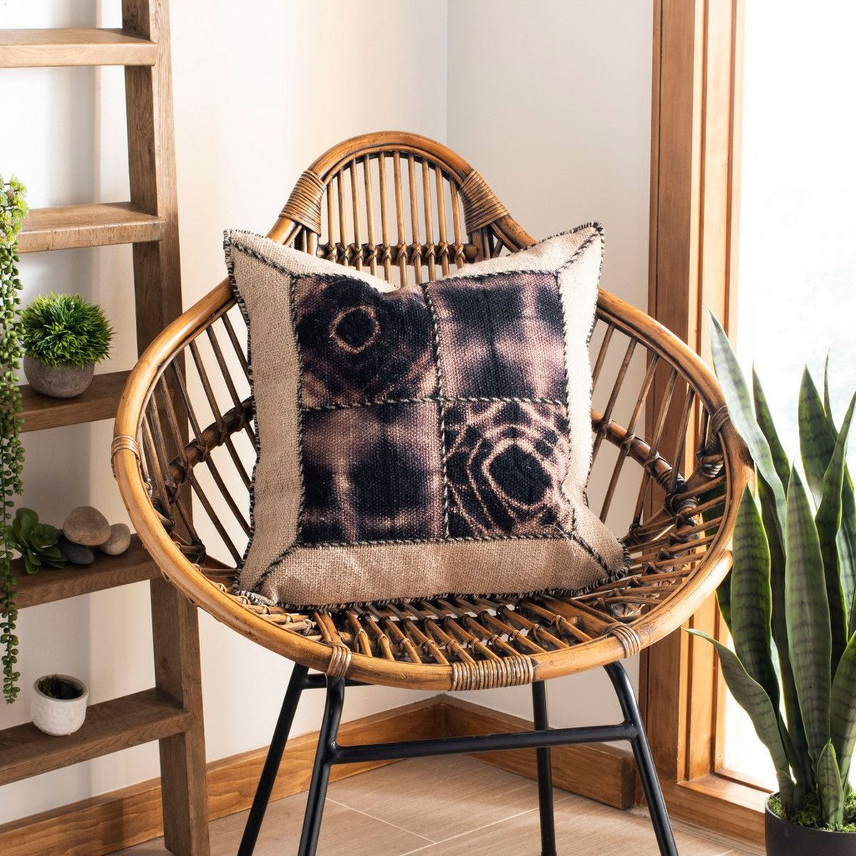 Olver Dip-Dyed Throw Pillow Set of 2