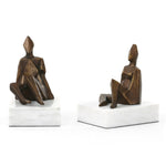 Villa and House Duet Statue Set Of 2