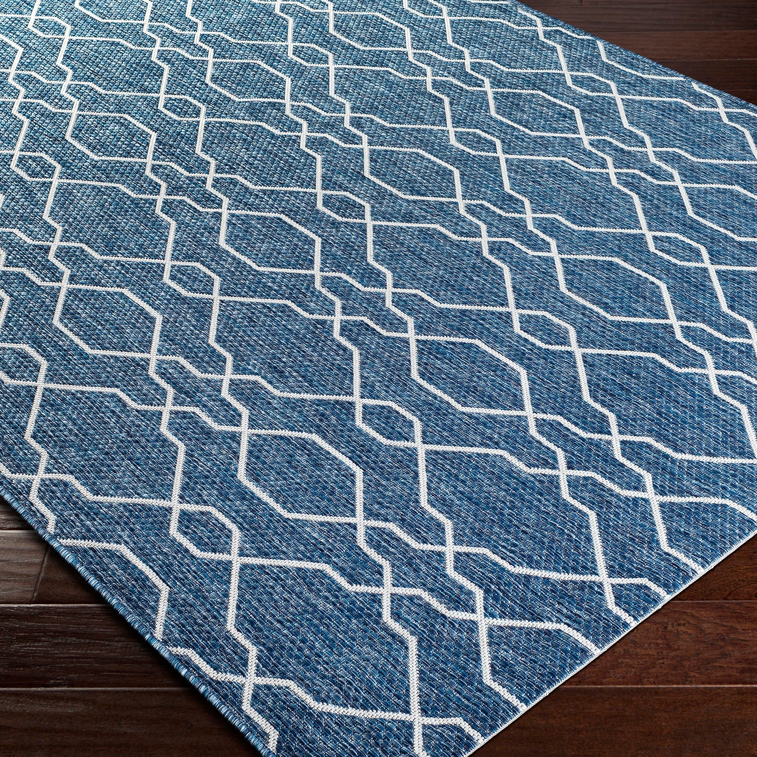 Livabliss Eagean Lattice Indoor/Outdoor Rug