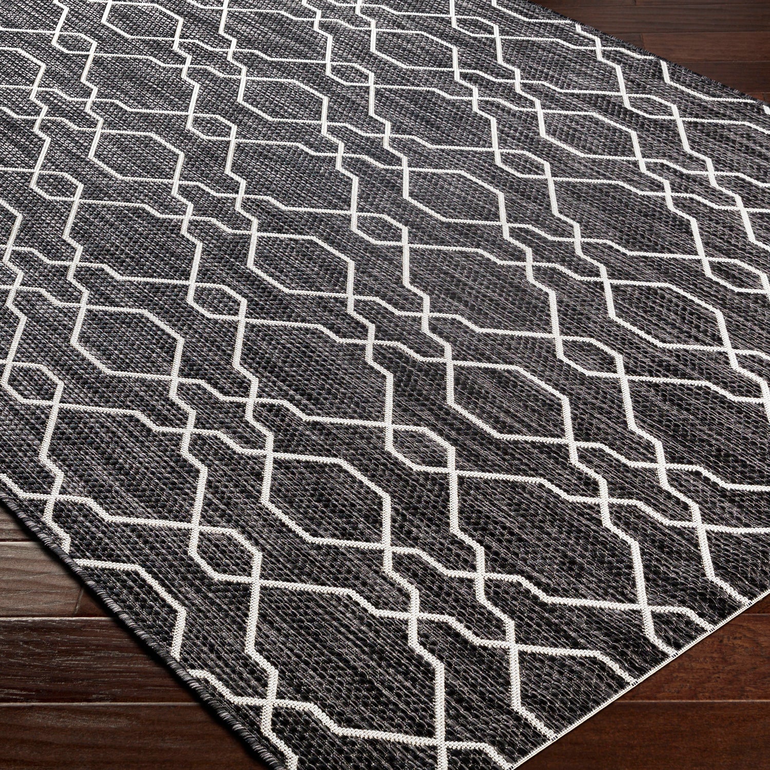 Livabliss Eagean Lattice Indoor/Outdoor Rug