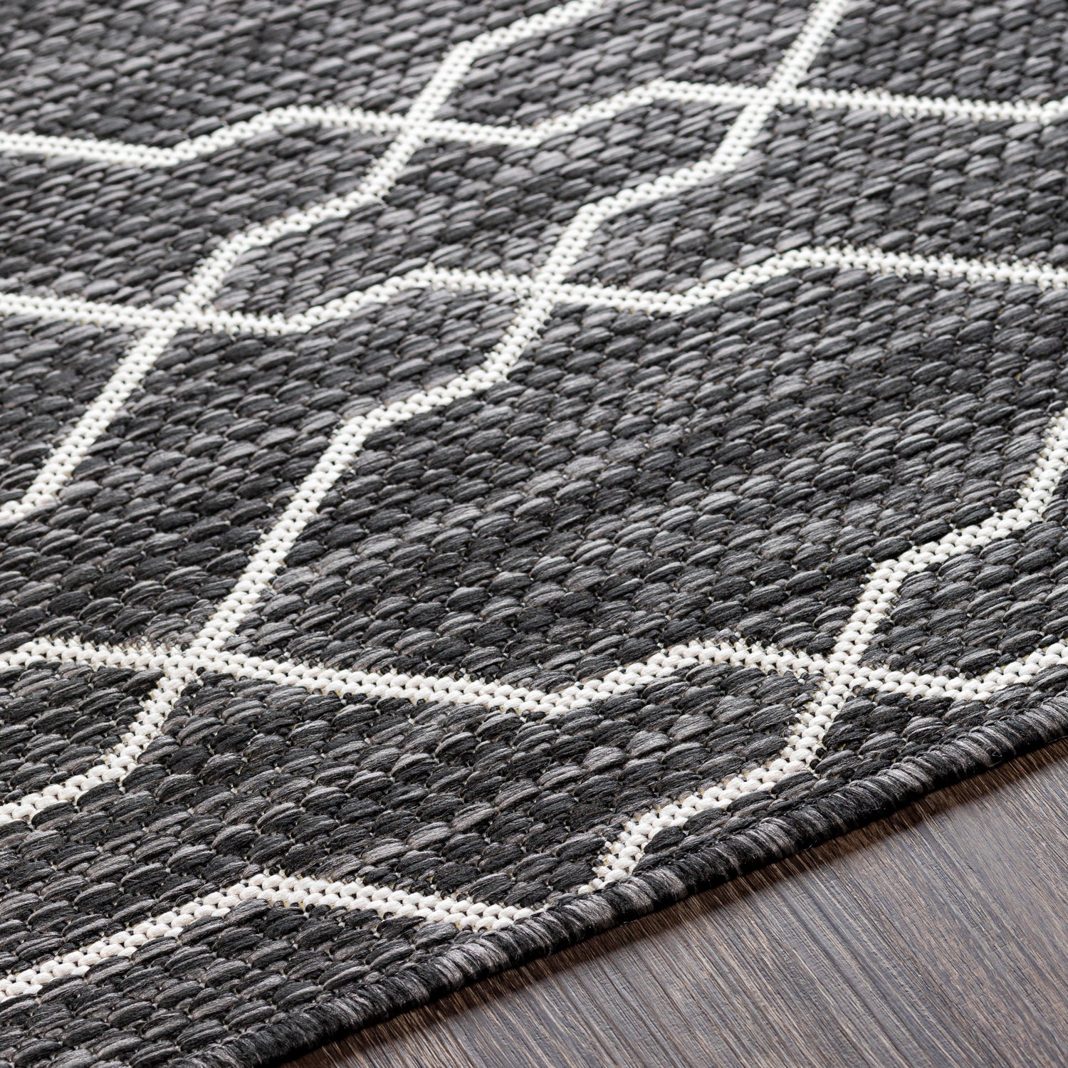 Livabliss Eagean Lattice Indoor/Outdoor Rug