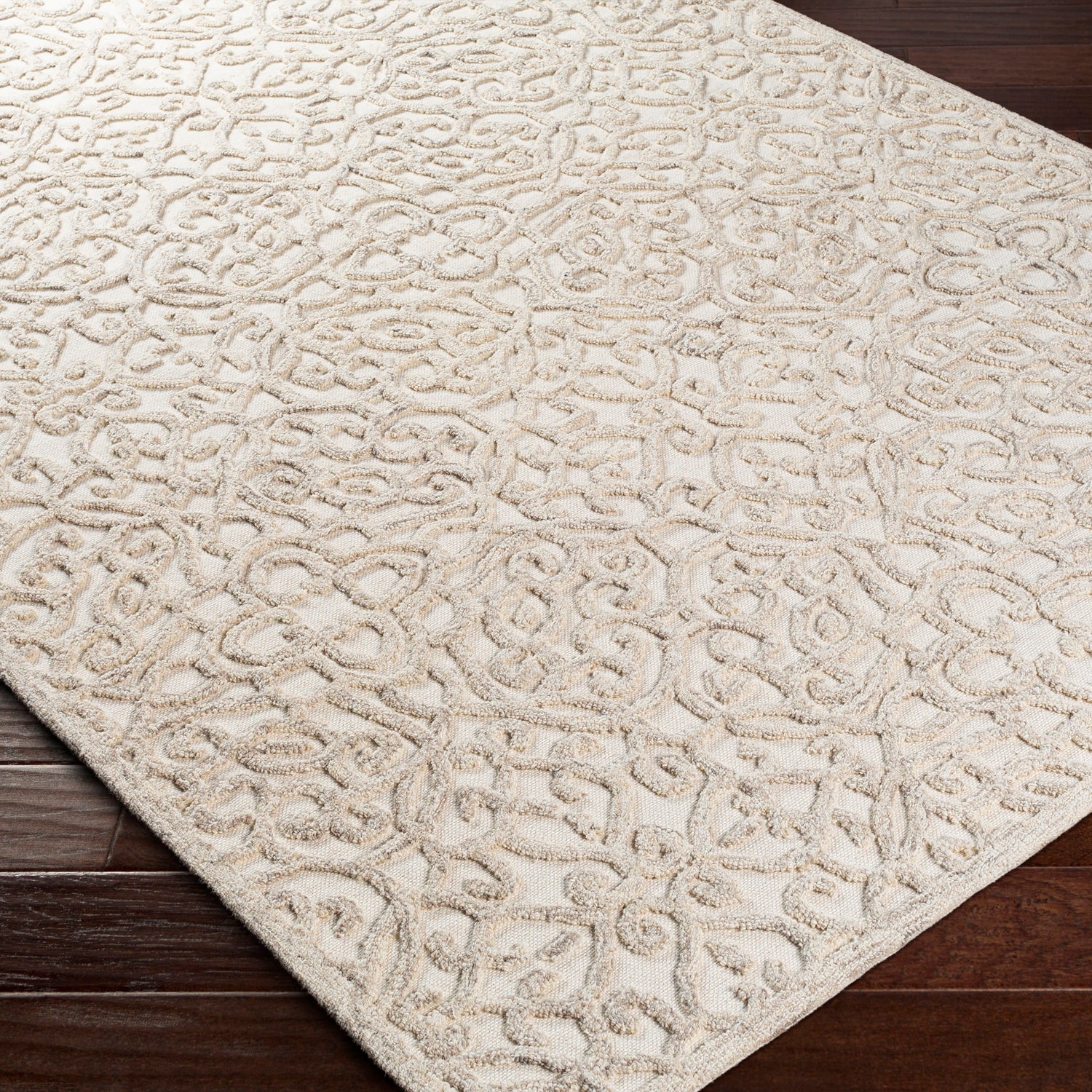 Surya Elegance Floral Hand Tufted Rug