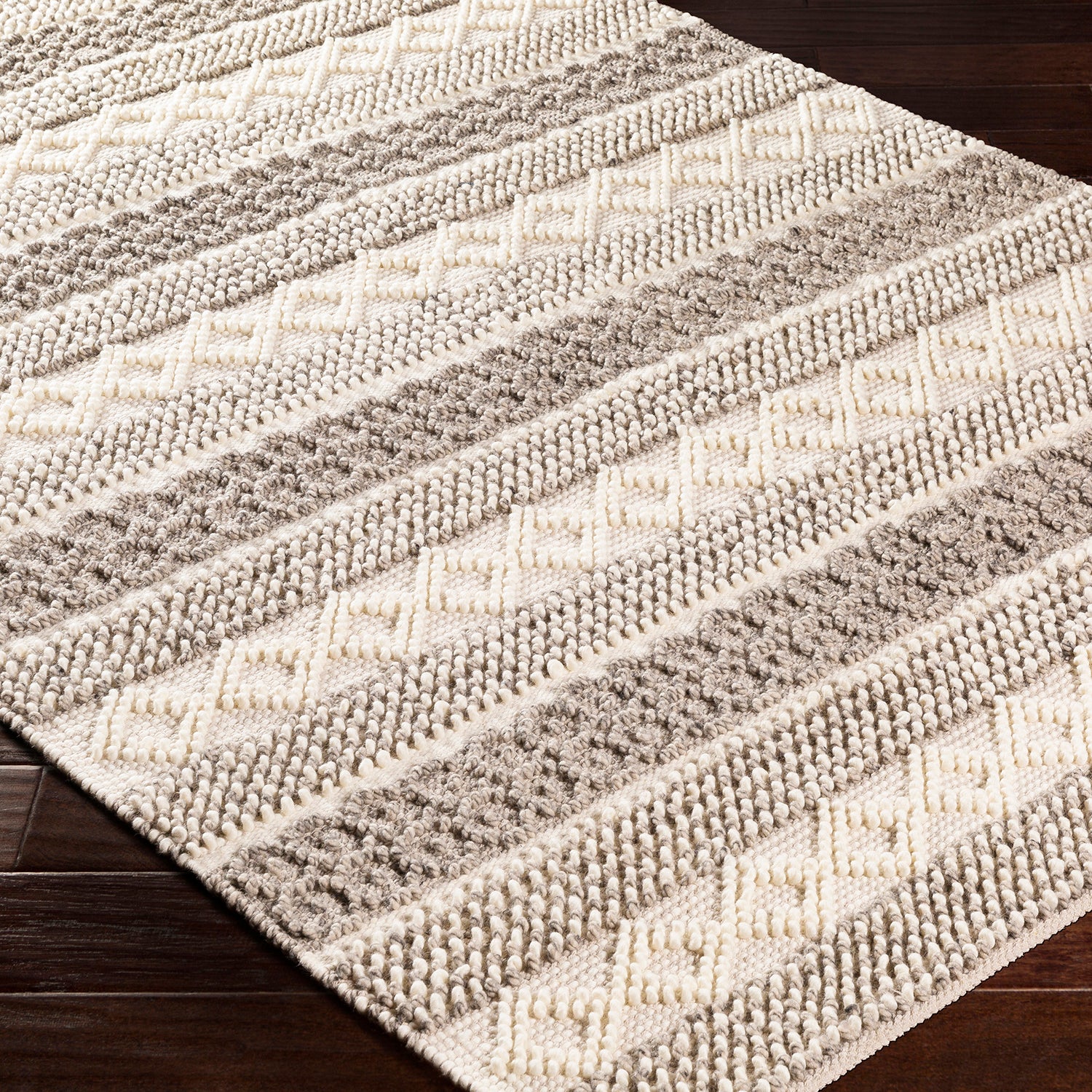 Surya Farmhouse Neutrals Goldie Hand Woven Rug