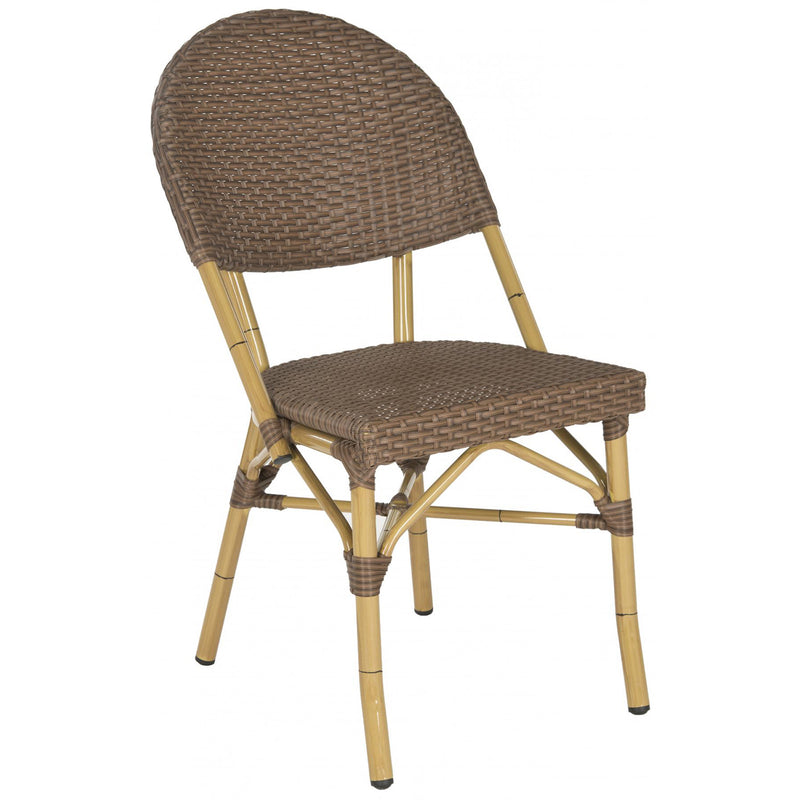 Castaneda Stacking Indoor/Outdoor Side Chair Set of 2