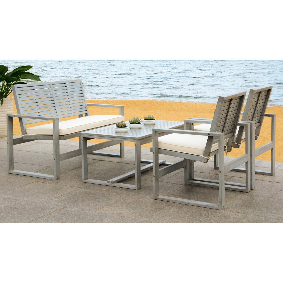 Amiya 4-Piece Outdoor Living Set