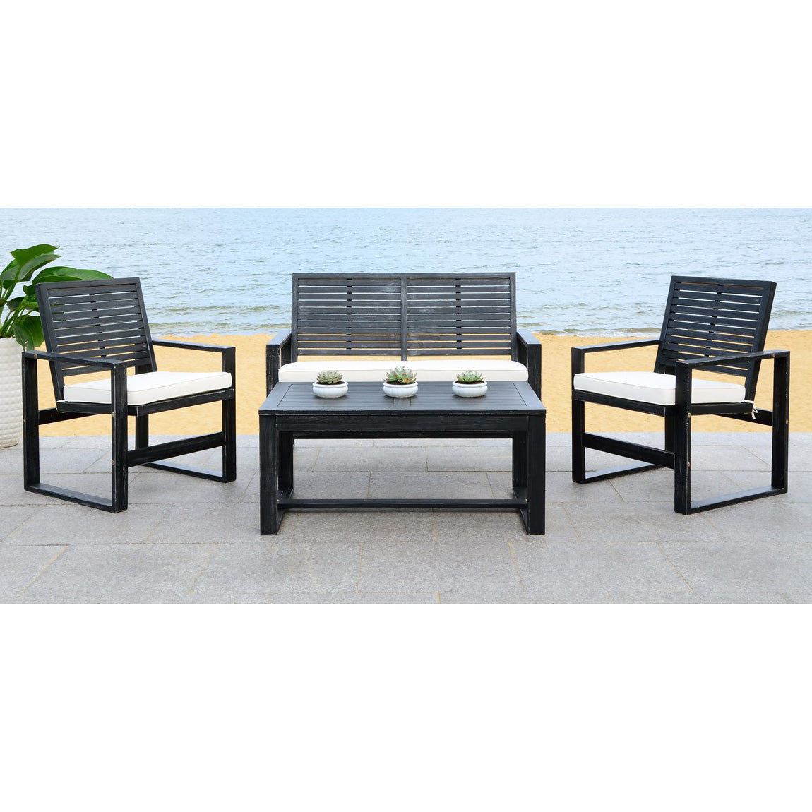Amiya 4-Piece Outdoor Living Set